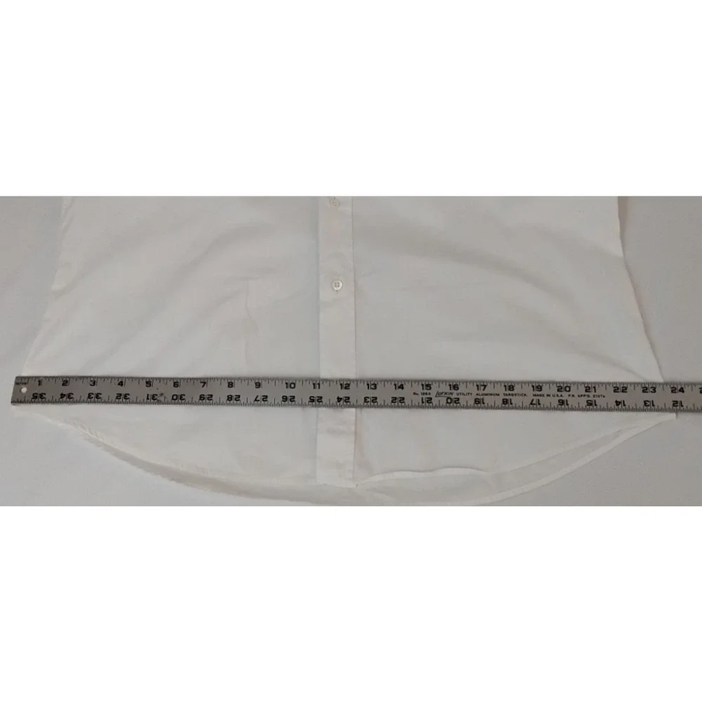 Gucci Cotton Button Up Shirt Men's 15 1/2 White Made in Italy #Z5757